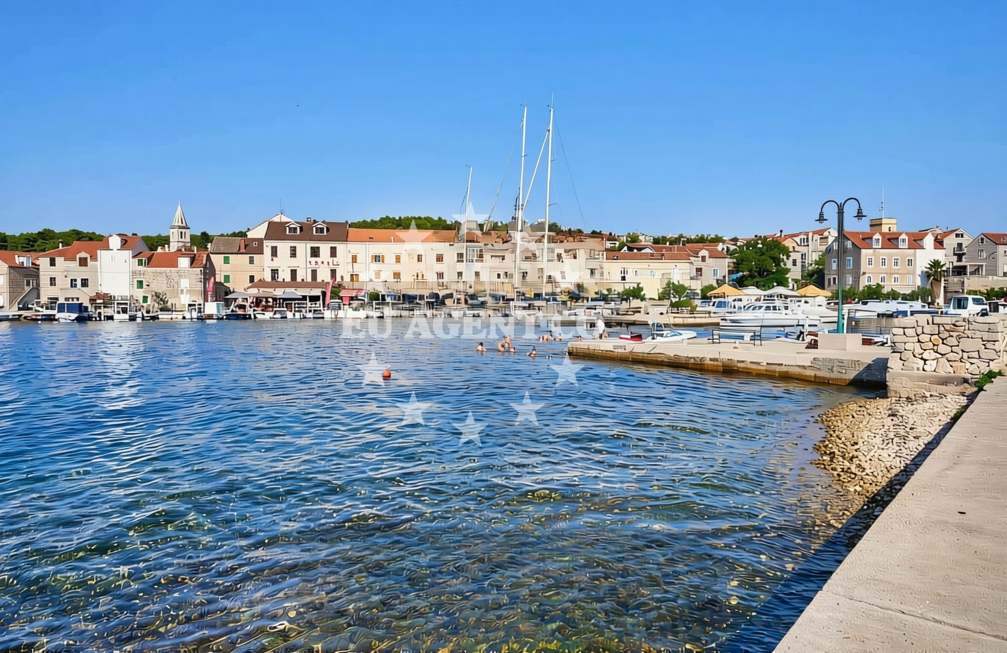 Additional view of Luka, Zlarin (Zlarin) Beach in Luka