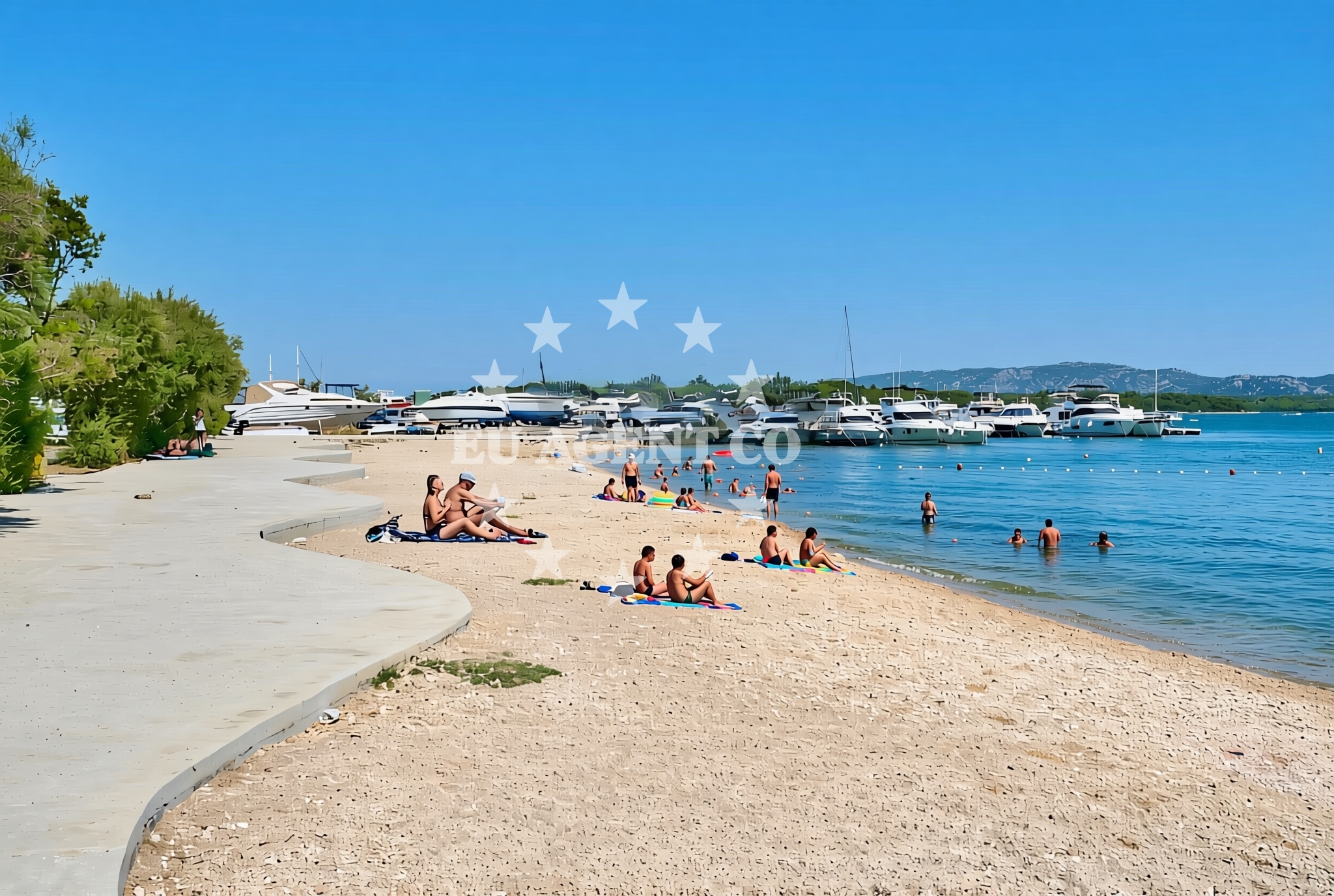 Additional view of Luke, Murter (Murter) Beach in Luke
