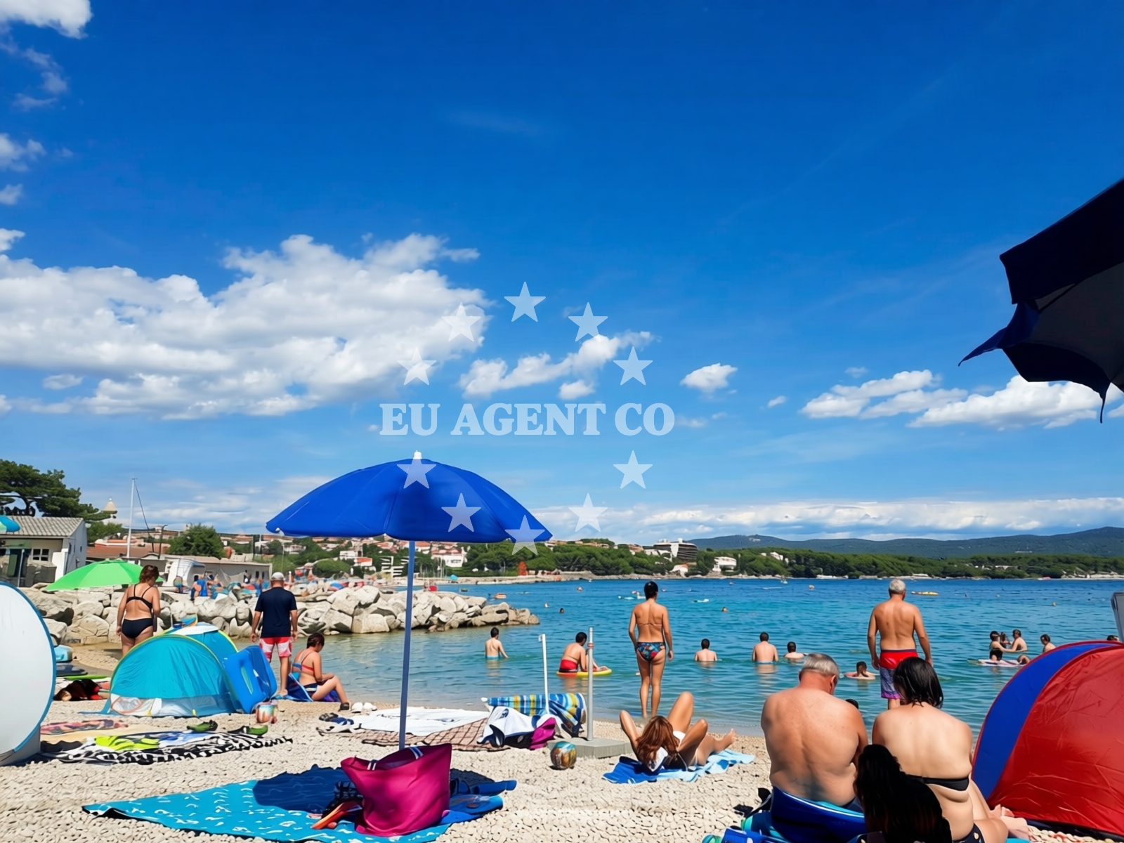 Additional view of Lukobran Beach in 3 Ulica Braće Linardića, Krk
