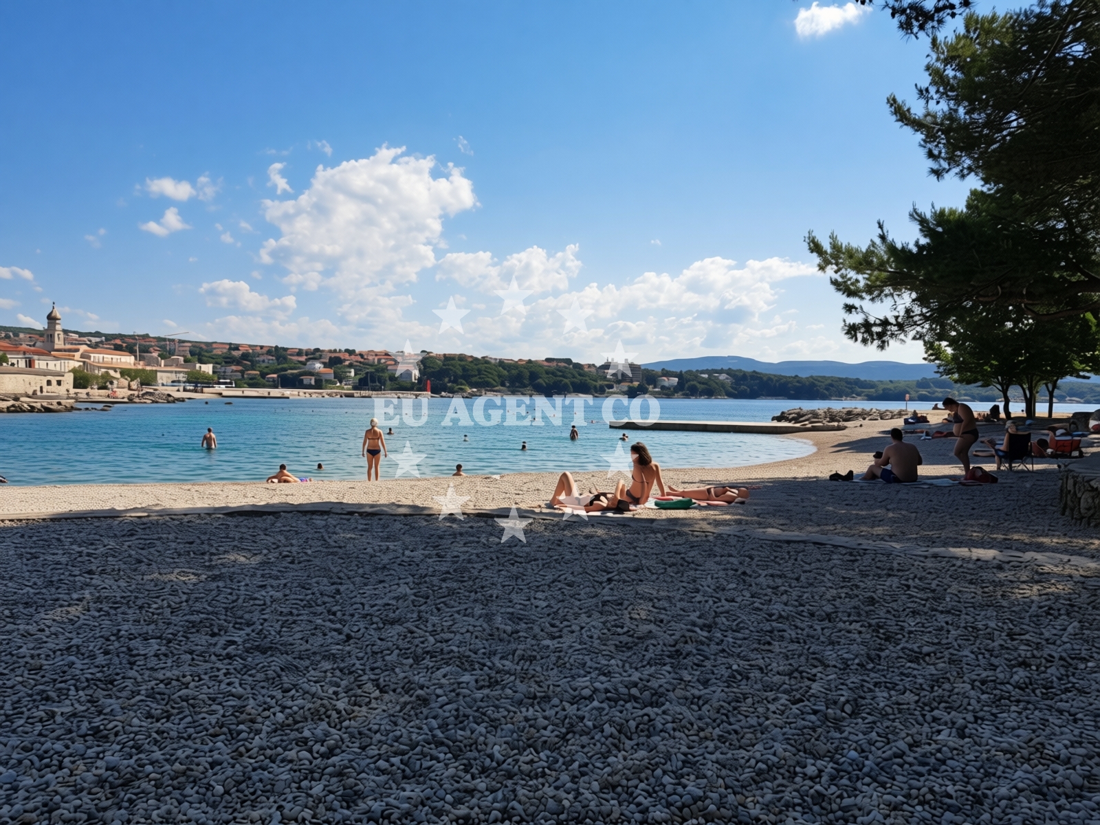 Additional view of Lukobran Beach in 3 Ulica Braće Linardića, Krk