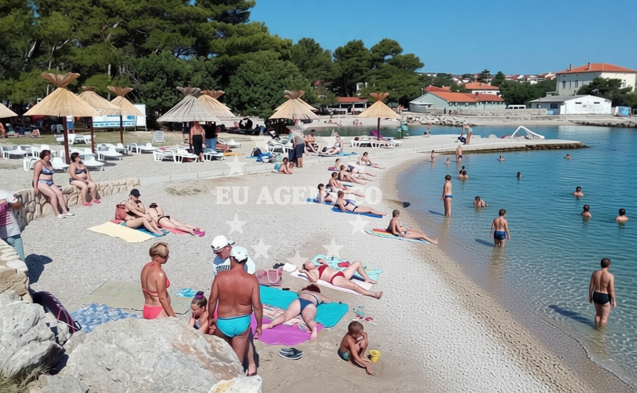 Additional view of Lukobran Beach in 3 Ulica Braće Linardića, Krk