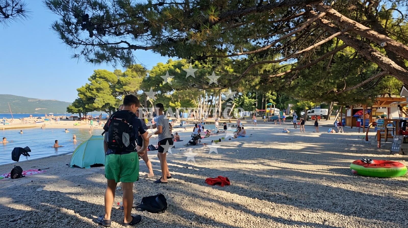 Additional view of Lukobran Beach in 3 Ulica Braće Linardića, Krk