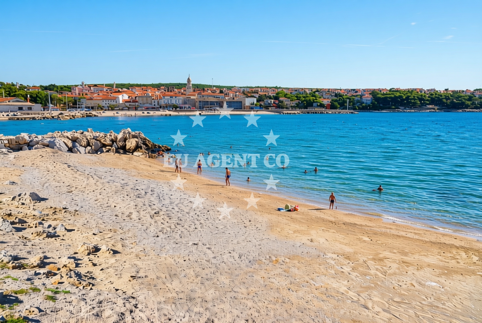 Additional view of Lukobran Beach in 3 Ulica Braće Linardića, Krk