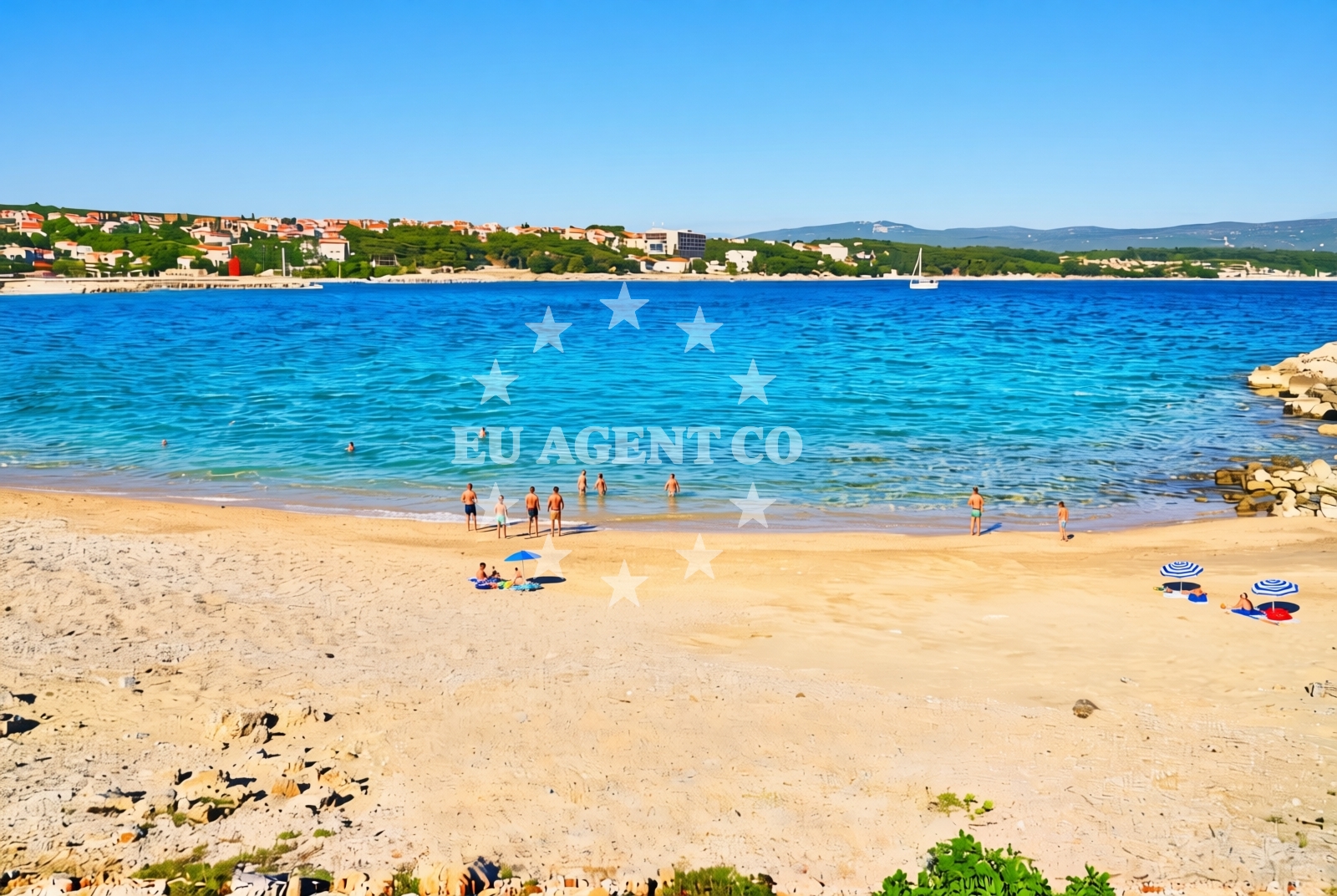 Additional view of Lukobran Beach in 3 Ulica Braće Linardića, Krk