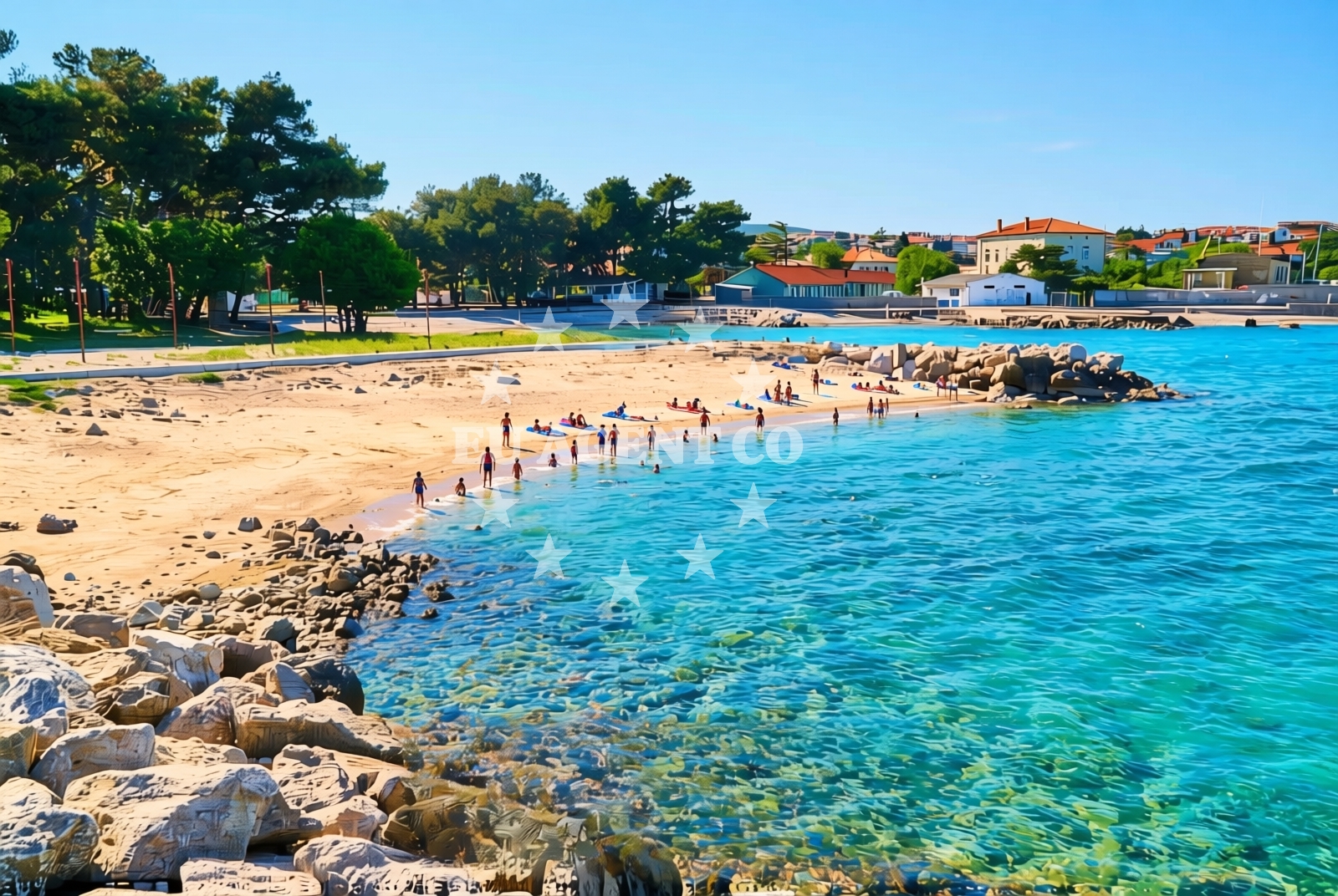 Additional view of Lukobran Beach in 3 Ulica Braće Linardića, Krk