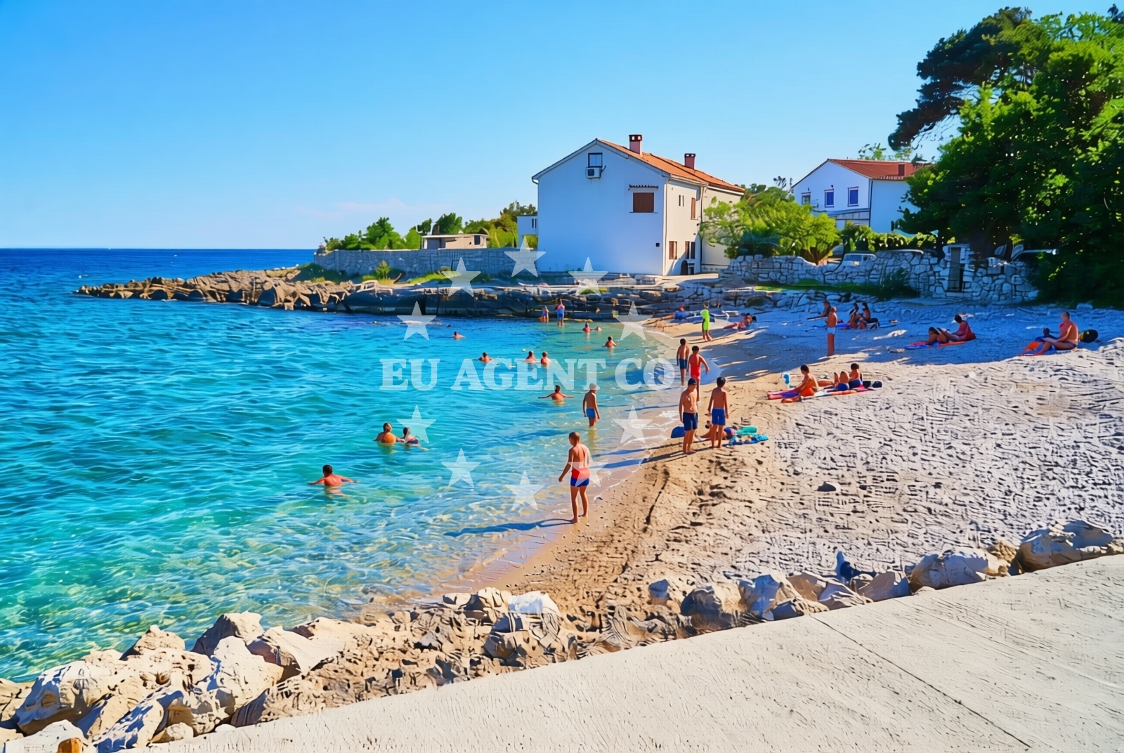 Additional view of Lukobran Beach in 3 Ulica Braće Linardića, Krk