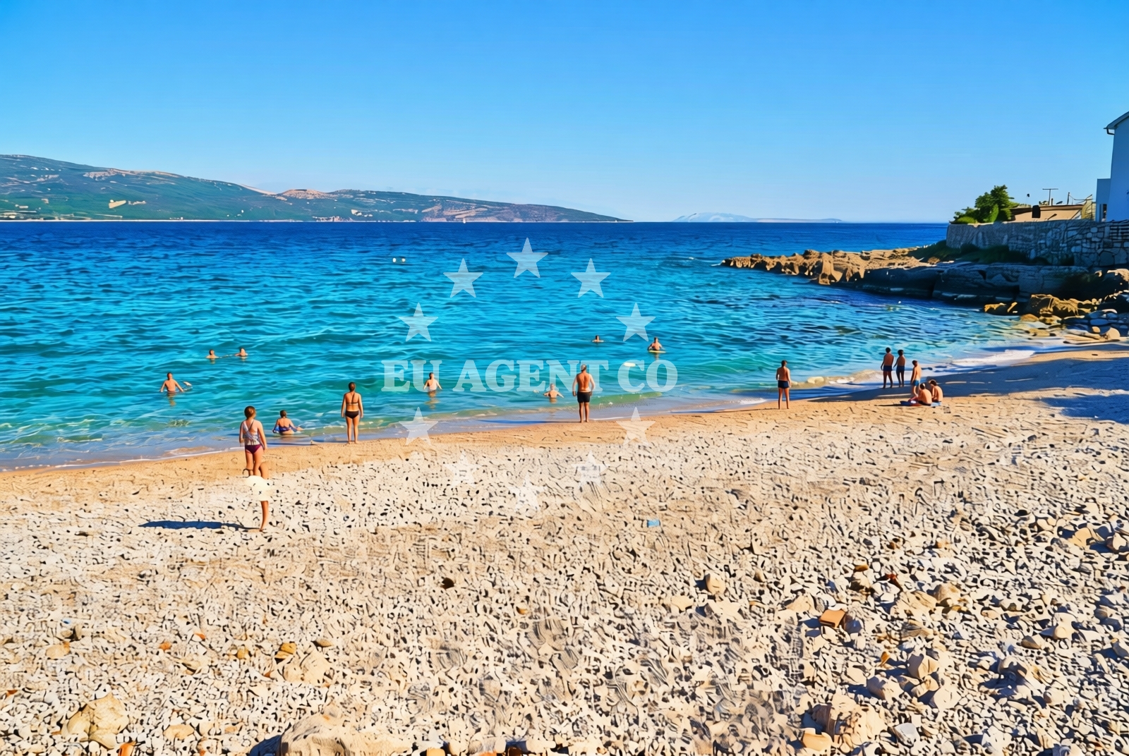 Additional view of Lukobran Beach in 3 Ulica Braće Linardića, Krk