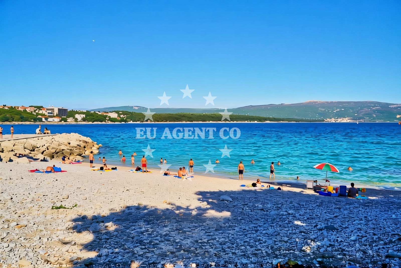 Additional view of Lukobran Beach in 3 Ulica Braće Linardića, Krk
