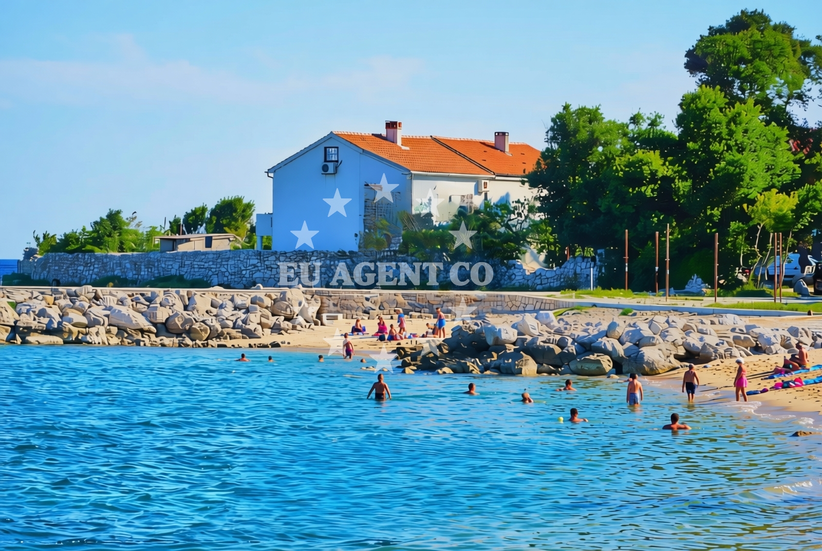 Additional view of Lukobran Beach in 3 Ulica Braće Linardića, Krk