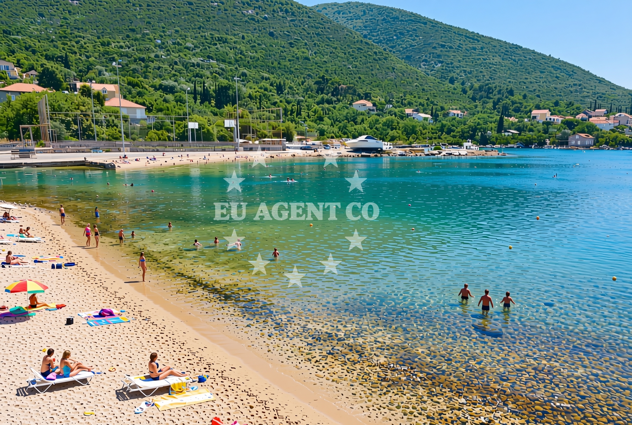 Additional view of Lukobran jug, Hodilje Beach in Lukobran jug