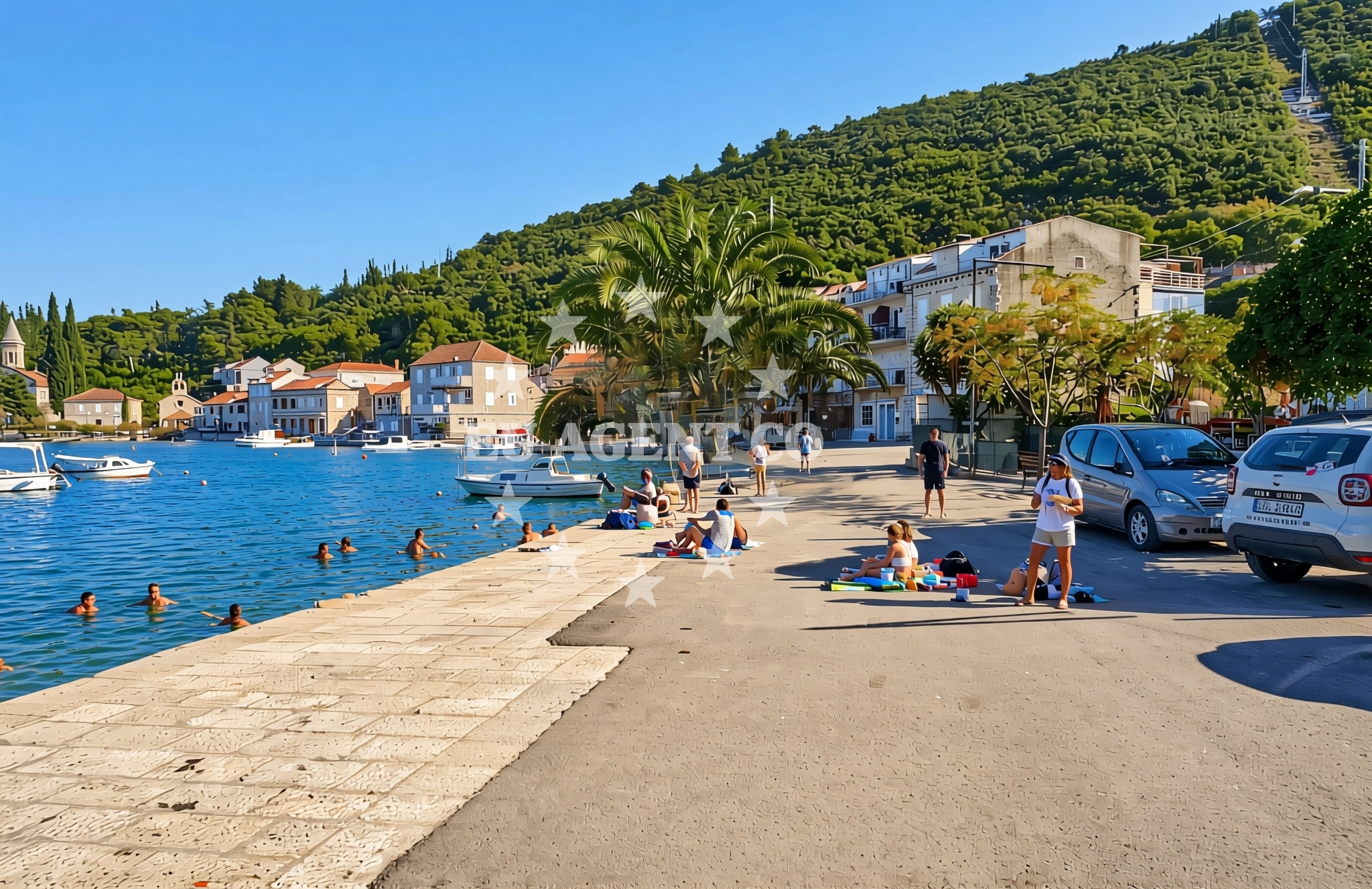Additional view of Lukobran, Račišće (Korčula) Beach in Lukobran