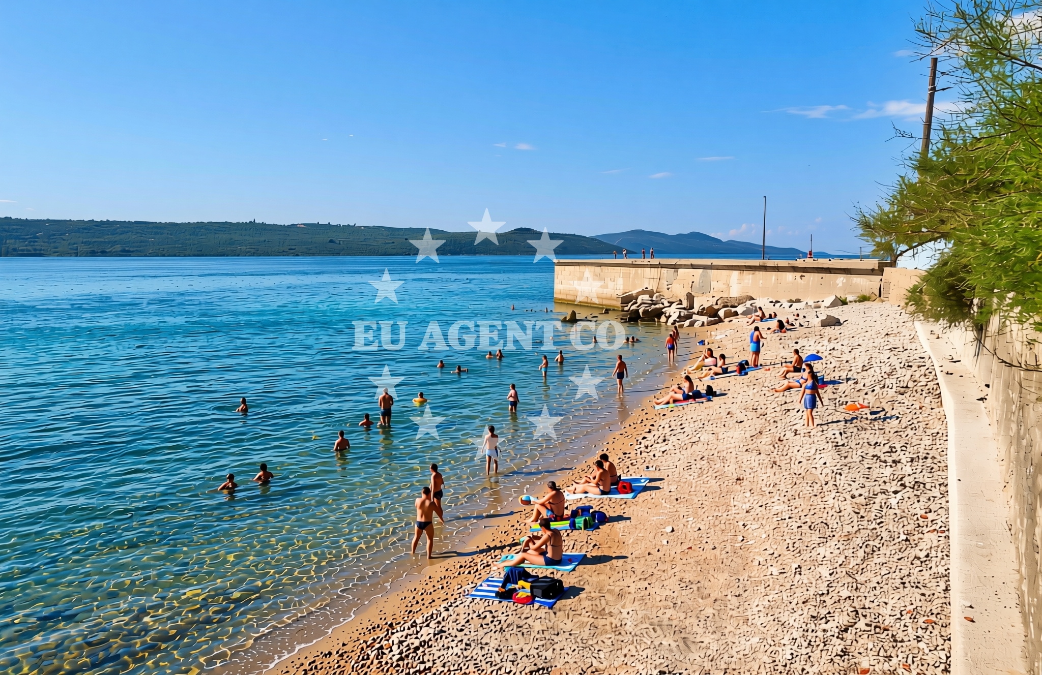 Additional view of Lukobran, Rivanj (Rivanj) Beach in Lukobran