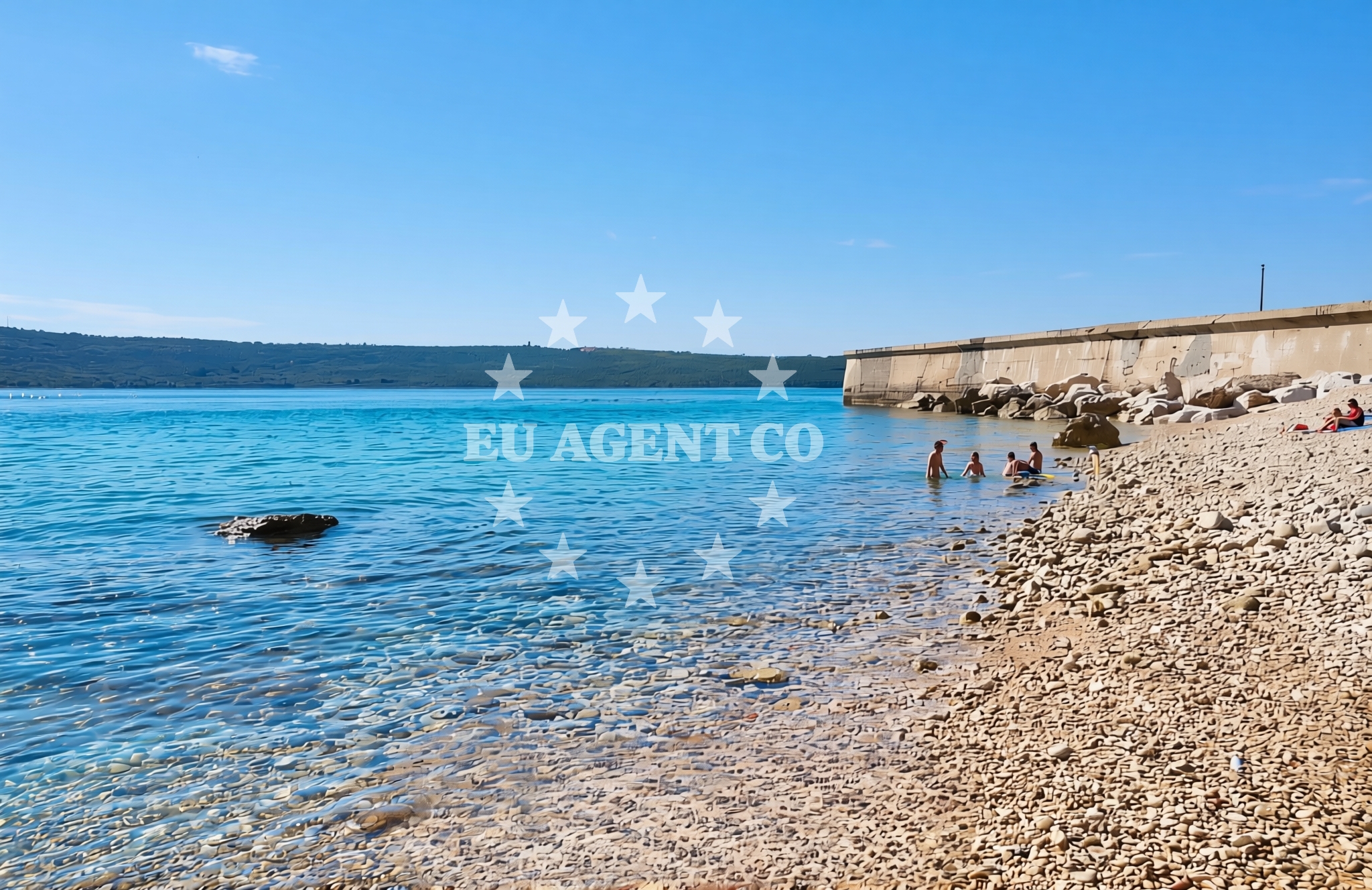 Additional view of Lukobran, Rivanj (Rivanj) Beach in Lukobran