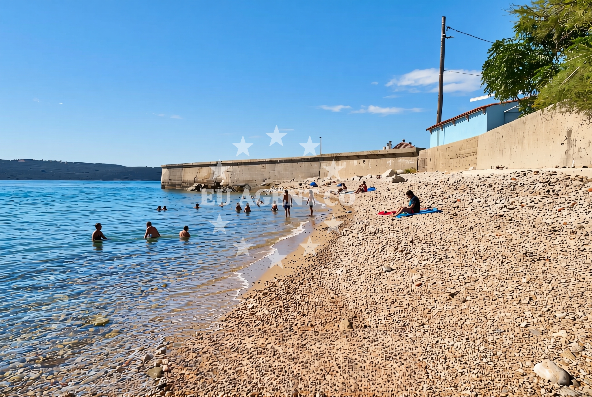 Additional view of Lukobran, Rivanj (Rivanj) Beach in Lukobran
