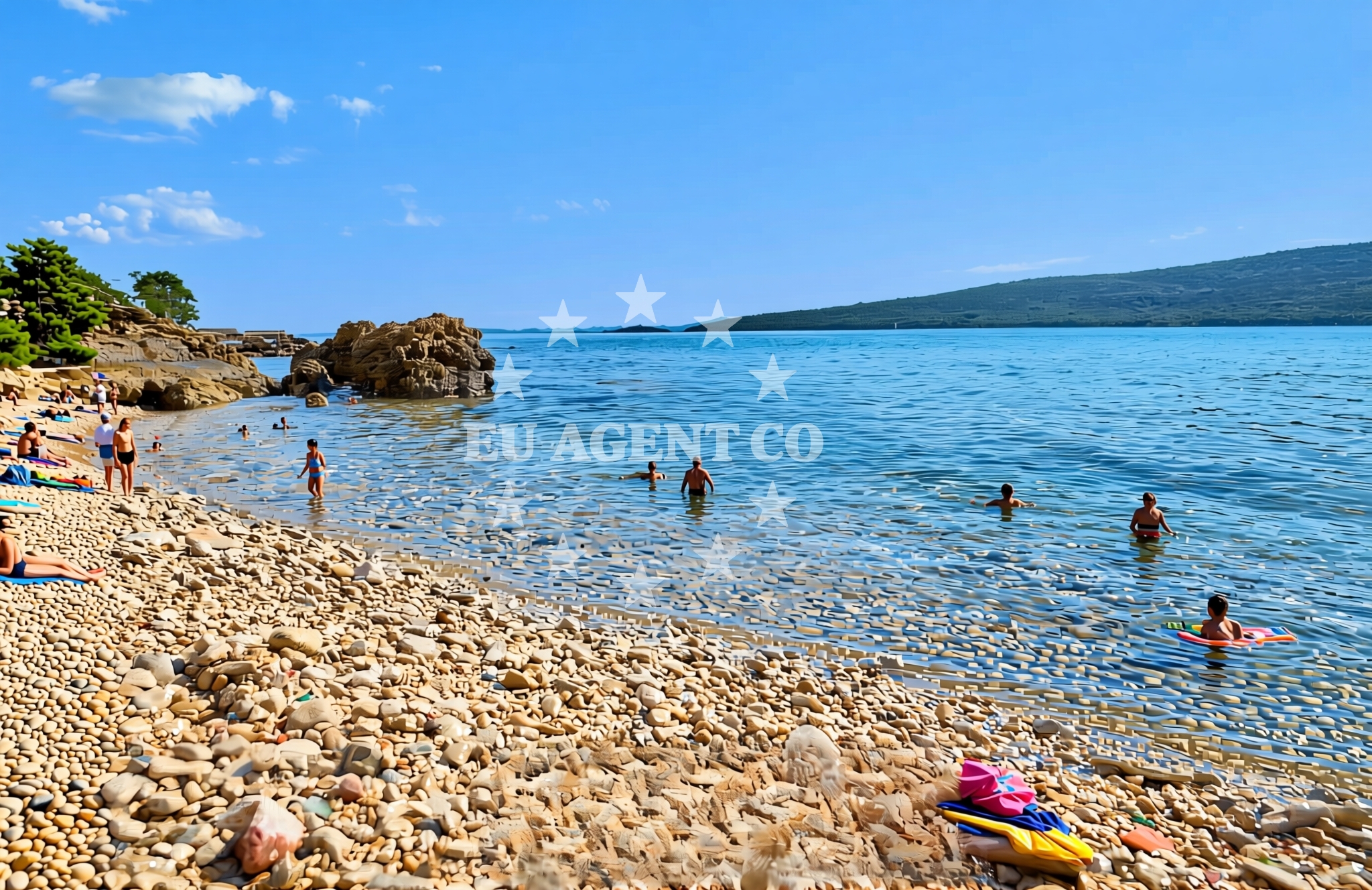Additional view of Lukobran, Rivanj (Rivanj) Beach in Lukobran