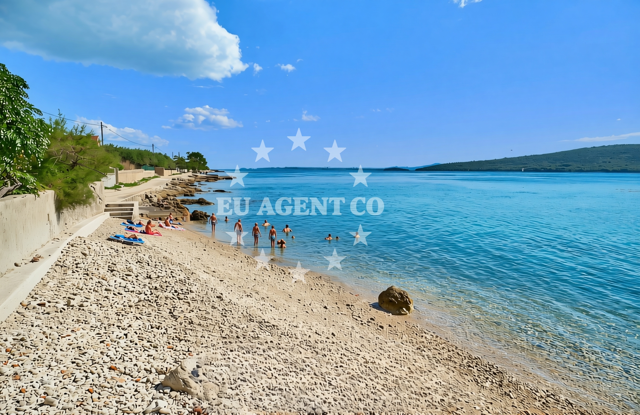 Additional view of Lukobran, Rivanj (Rivanj) Beach in Lukobran