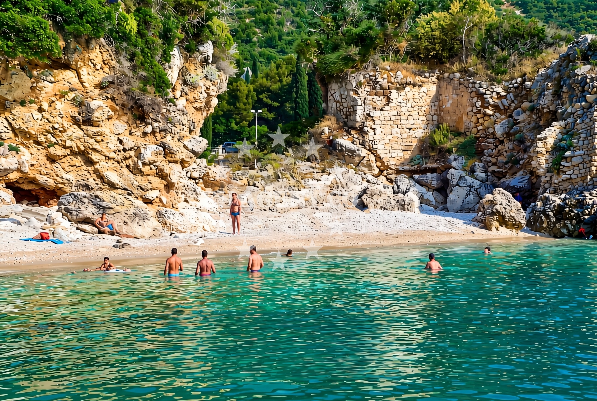 Overview of Lukovica, Plat Beach in Lukovica