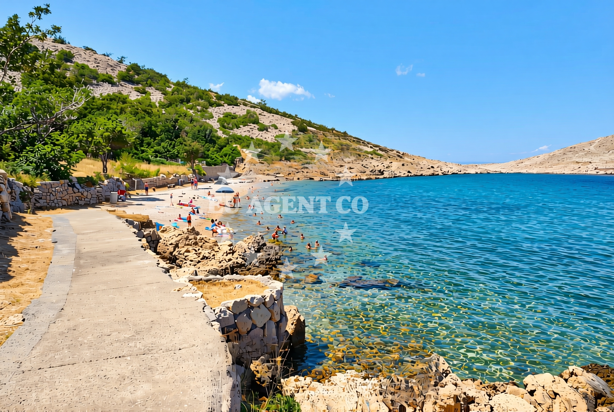 Shoreline and swimming area at Lukovo (Senj): beaches and coves (2) in Lukovo (Senj)