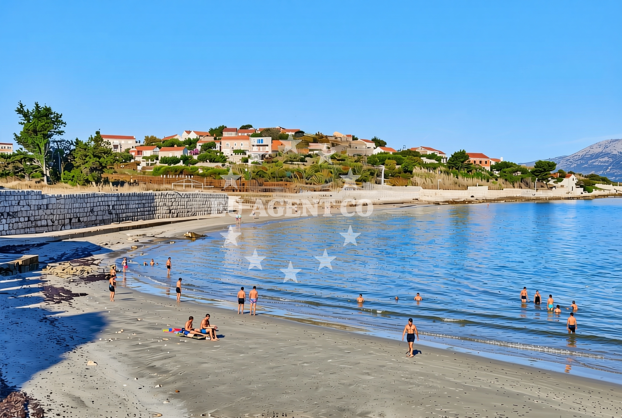 Shoreline and swimming area at Lumbarda (Korčula): beaches and coves (8) in Lumbarda (Korčula)