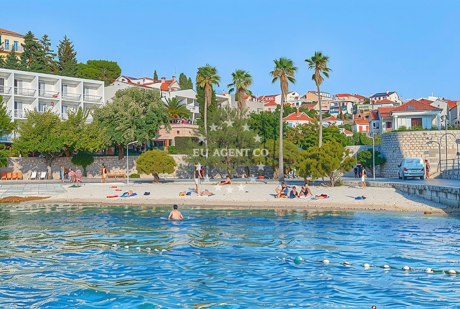 Additional view of Lusica beach in Hv. Bratovština 1, Hvar