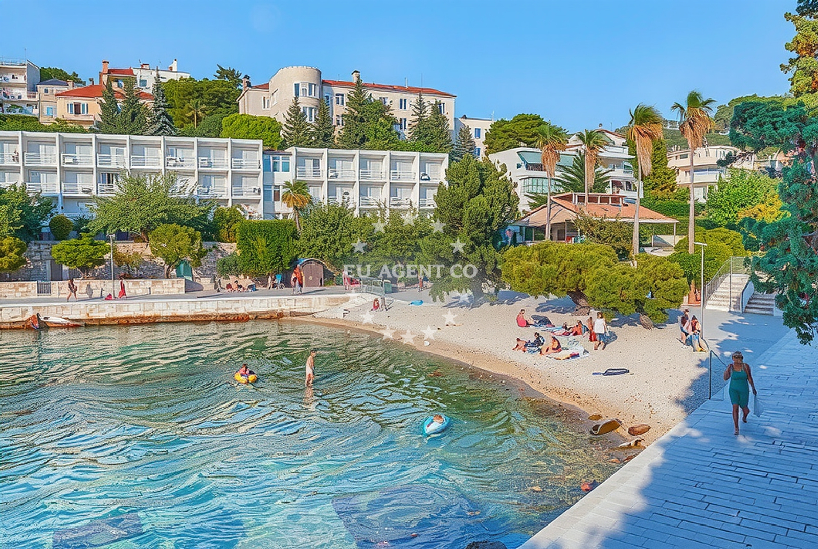 Additional view of Lusica beach in Hv. Bratovština 1, Hvar