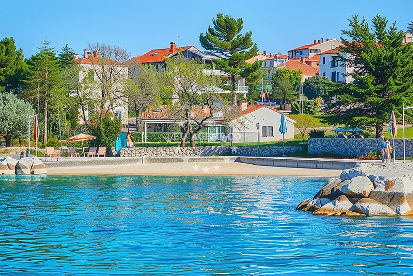 Additional view of Maestral II beach in Duhljice 23, Vantačići