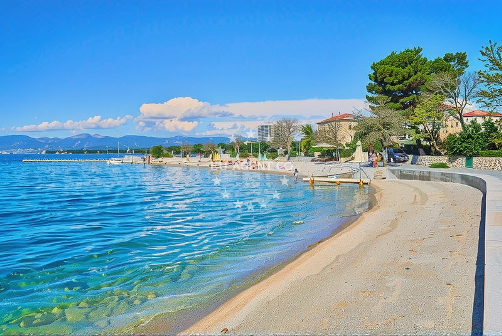 Additional view of Maestral II beach in Duhljice 23, Vantačići