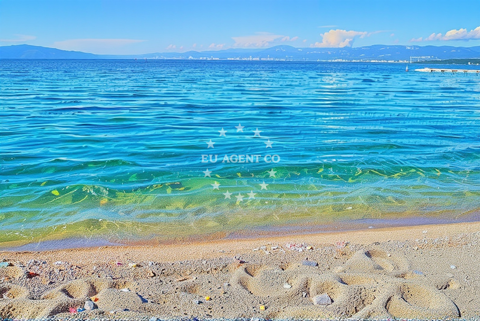 Additional view of Maestral II beach in Duhljice 23, Vantačići