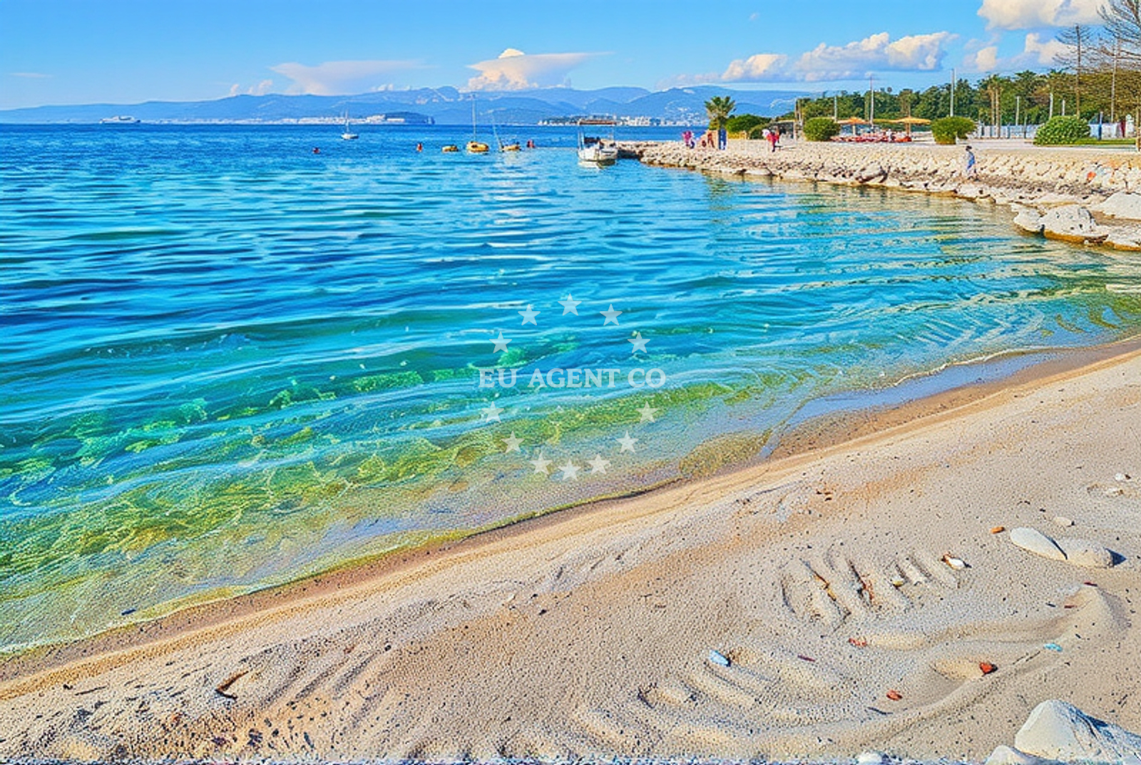 Additional view of Maestral II beach in Duhljice 23, Vantačići