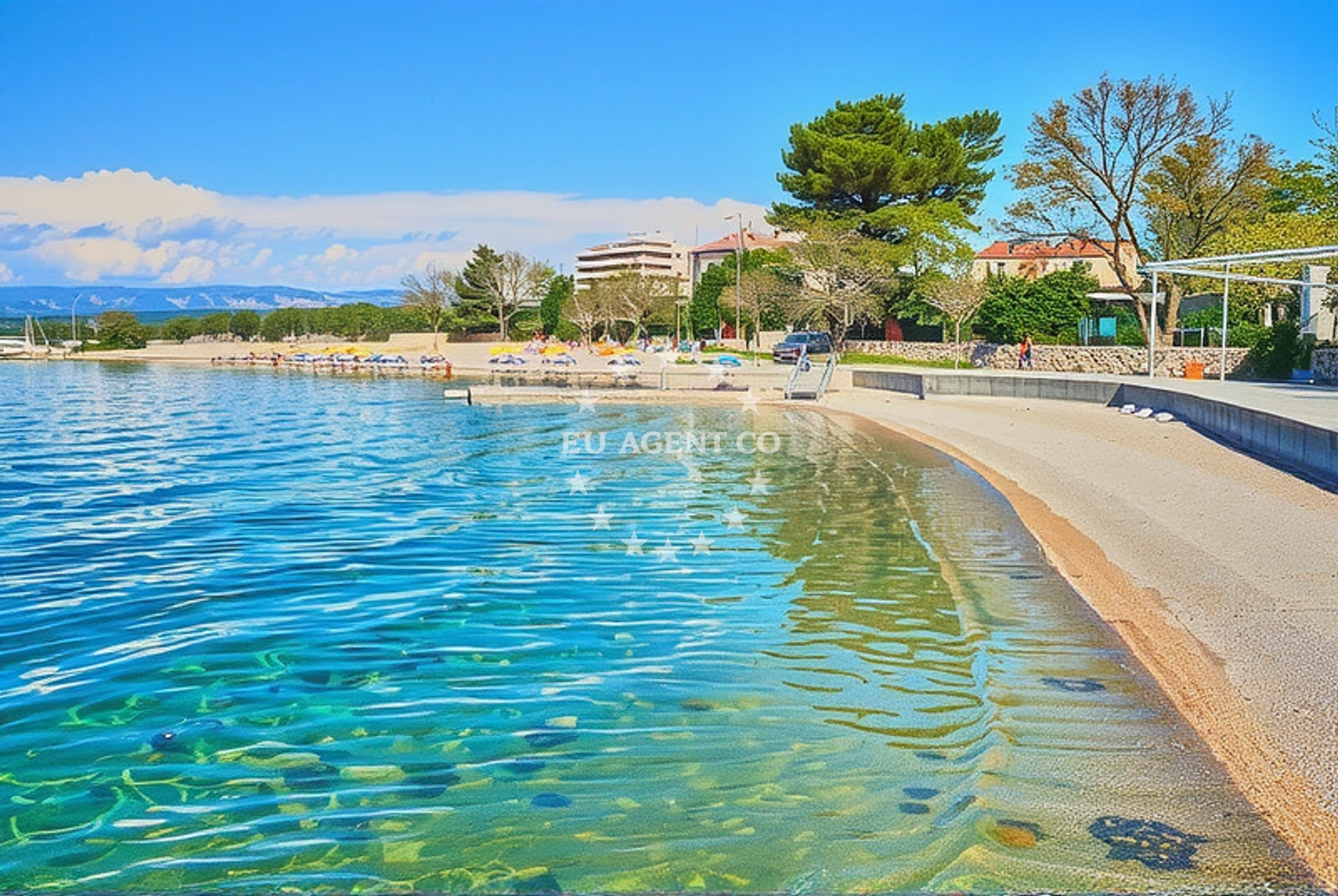 Additional view of Maestral II beach in Duhljice 23, Vantačići