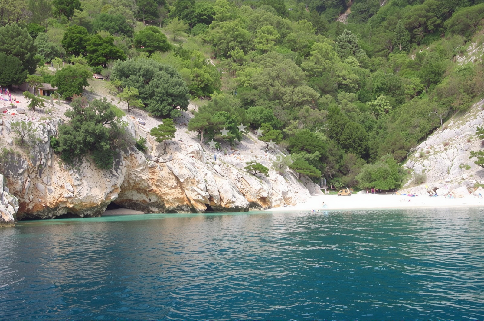 Overview of Magic beach in Filozici 30 , Cres - Porozina, Cres