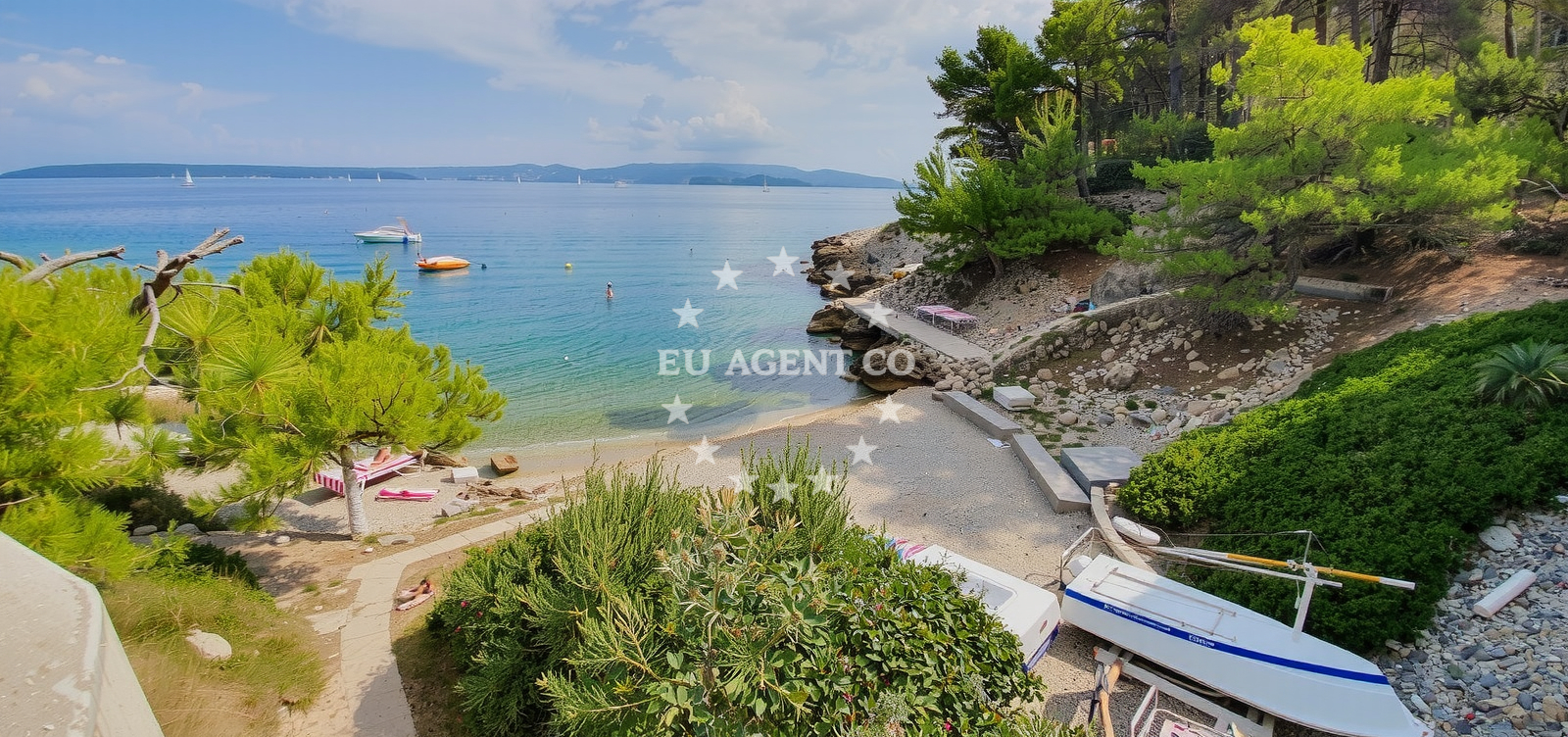 Additional view of Maja's beach in Riva Pelegrin 89, Stomorska