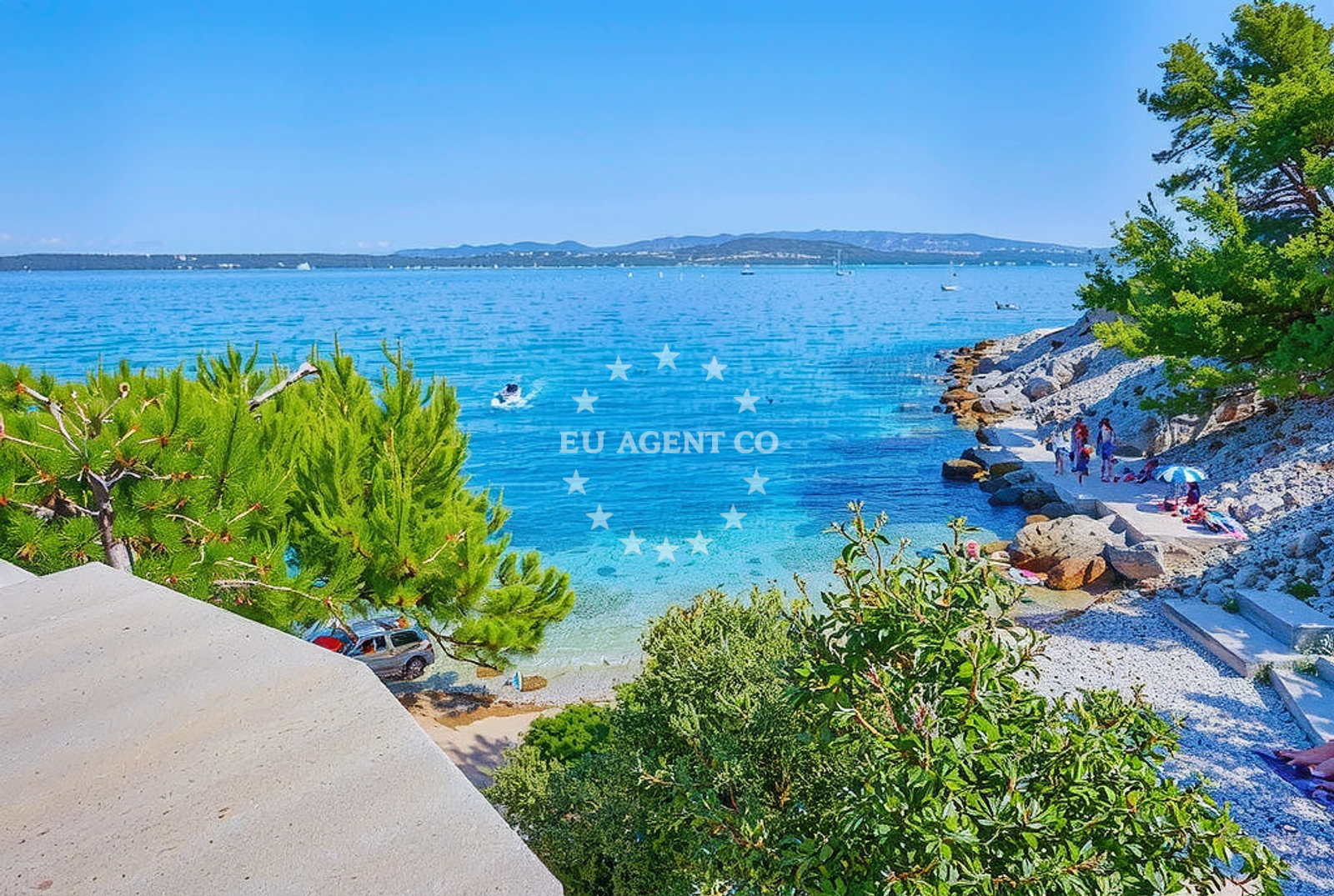 Additional view of Maja's beach in Riva Pelegrin 89, Stomorska