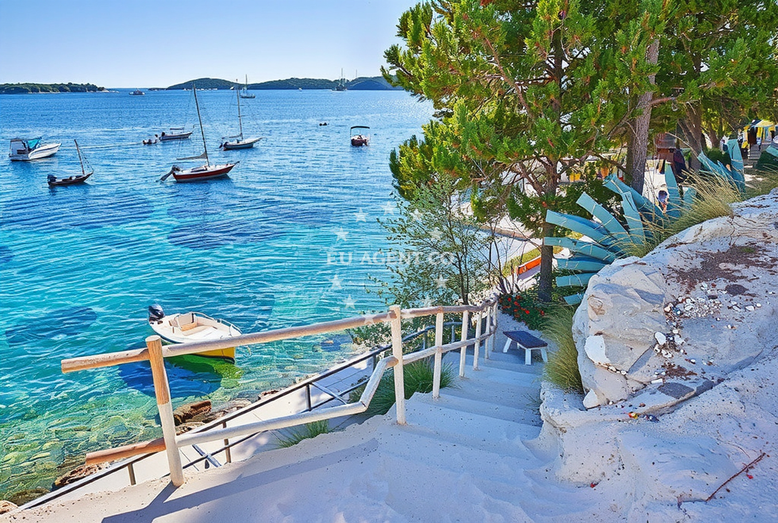 Additional view of Majerovica beach in Ivana Božitkovića 21, Hvar