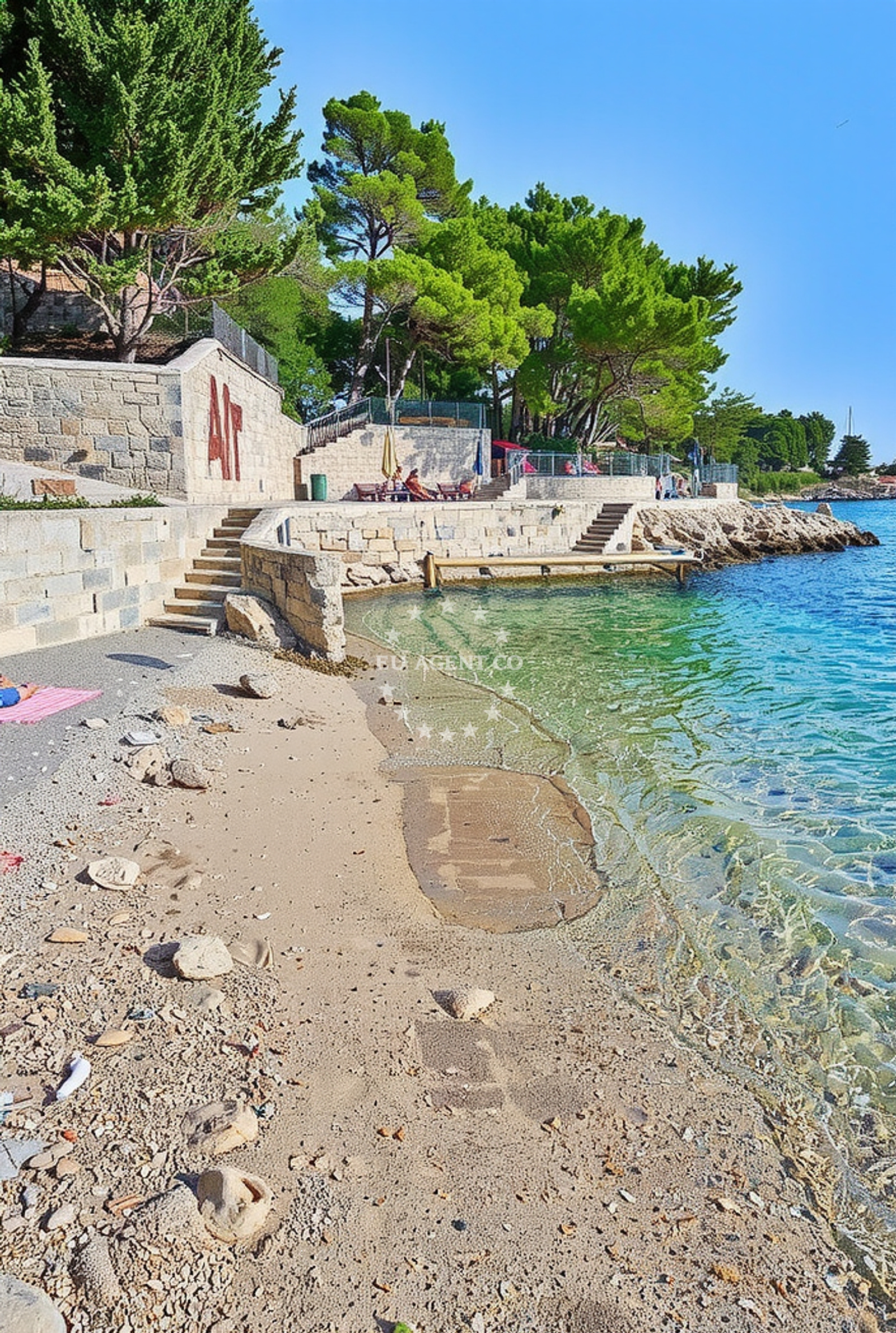 Additional view of Majerovica beach in Ivana Božitkovića 21, Hvar