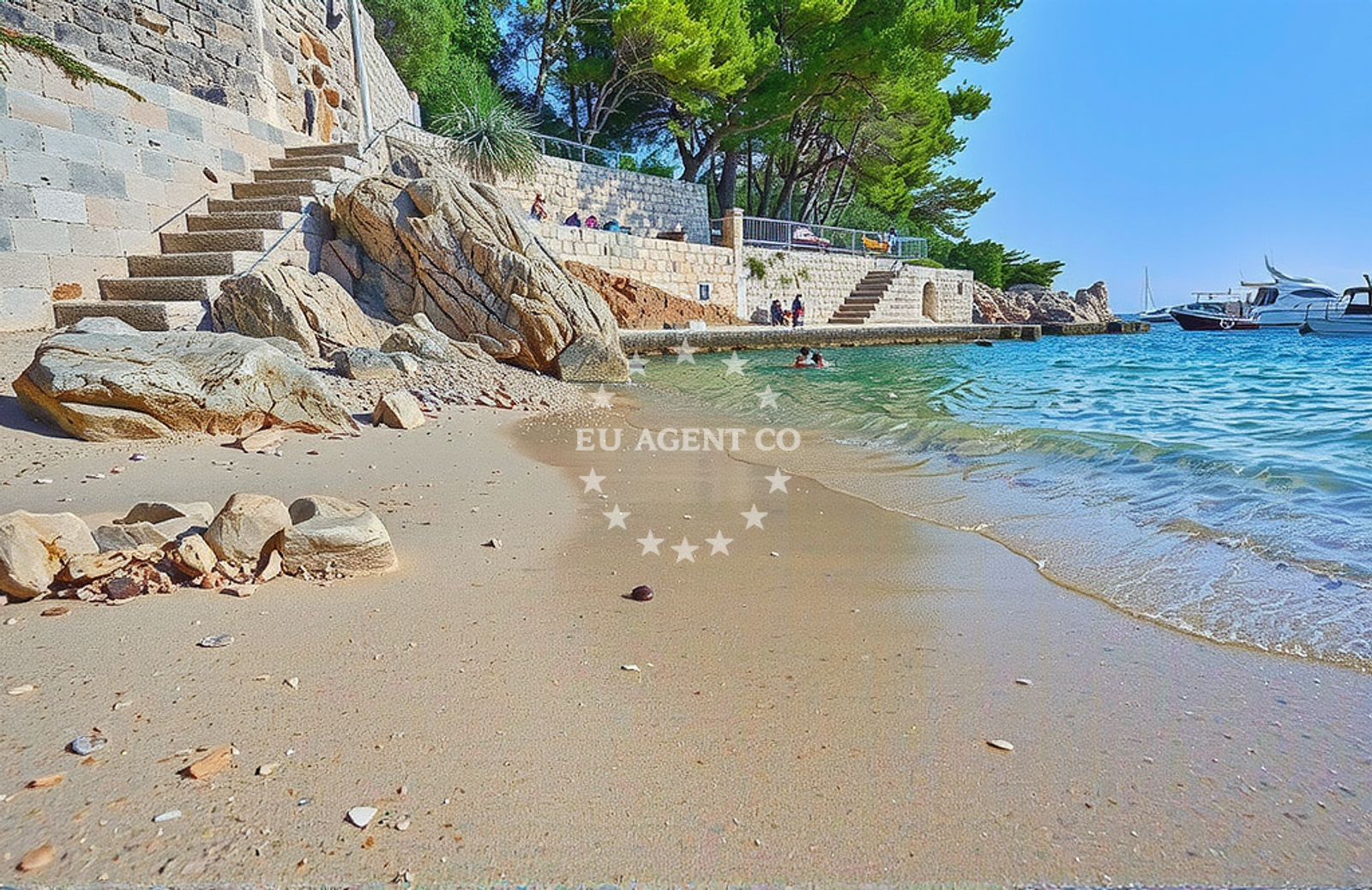 Additional view of Majerovica beach in Ivana Božitkovića 21, Hvar