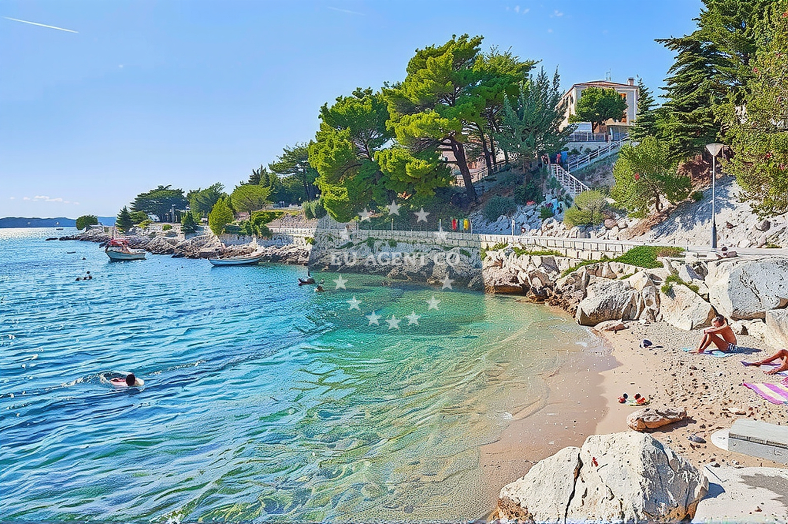 Additional view of Majerovica beach in Ivana Božitkovića 21, Hvar