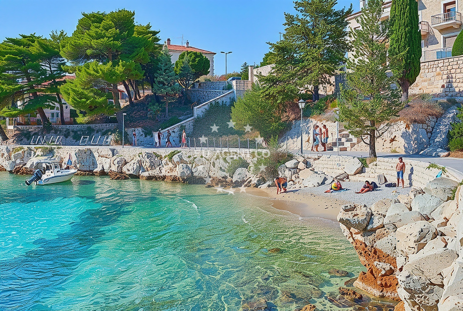 Additional view of Majerovica beach in Ivana Božitkovića 21, Hvar