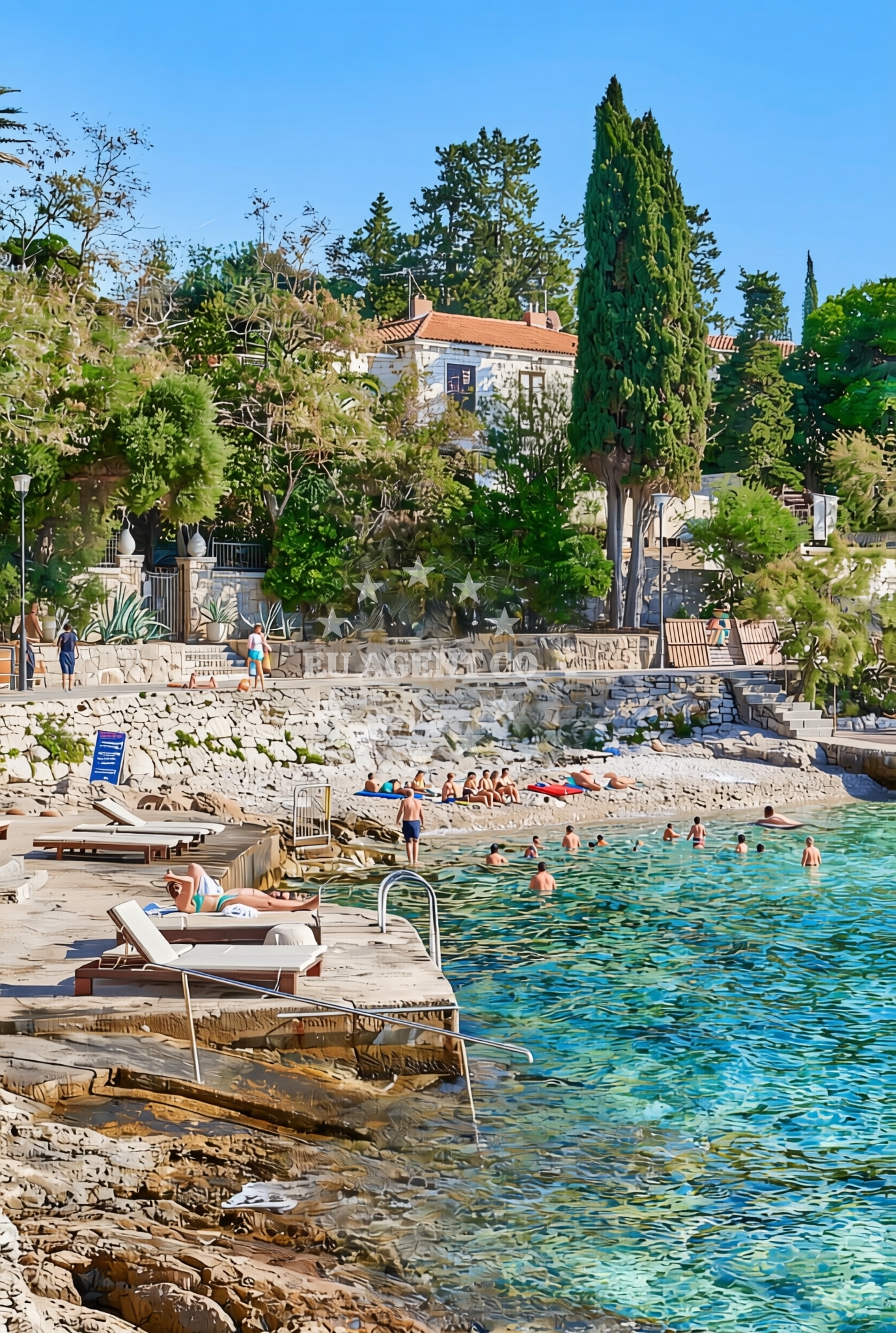 Additional view of Majerovica, Hvar (Hvar) Beach in Majerovica