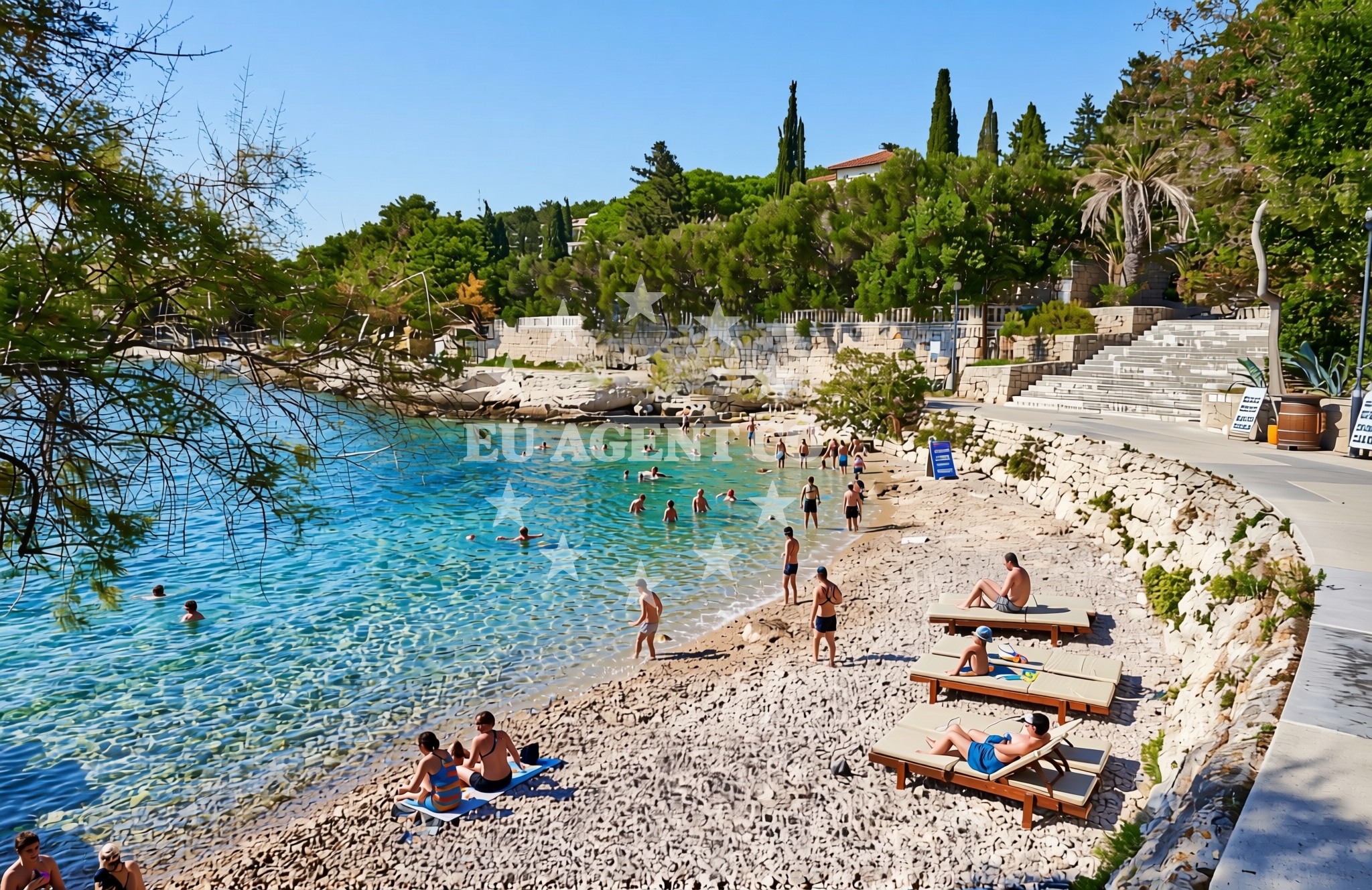 Additional view of Majerovica, Hvar (Hvar) Beach in Majerovica