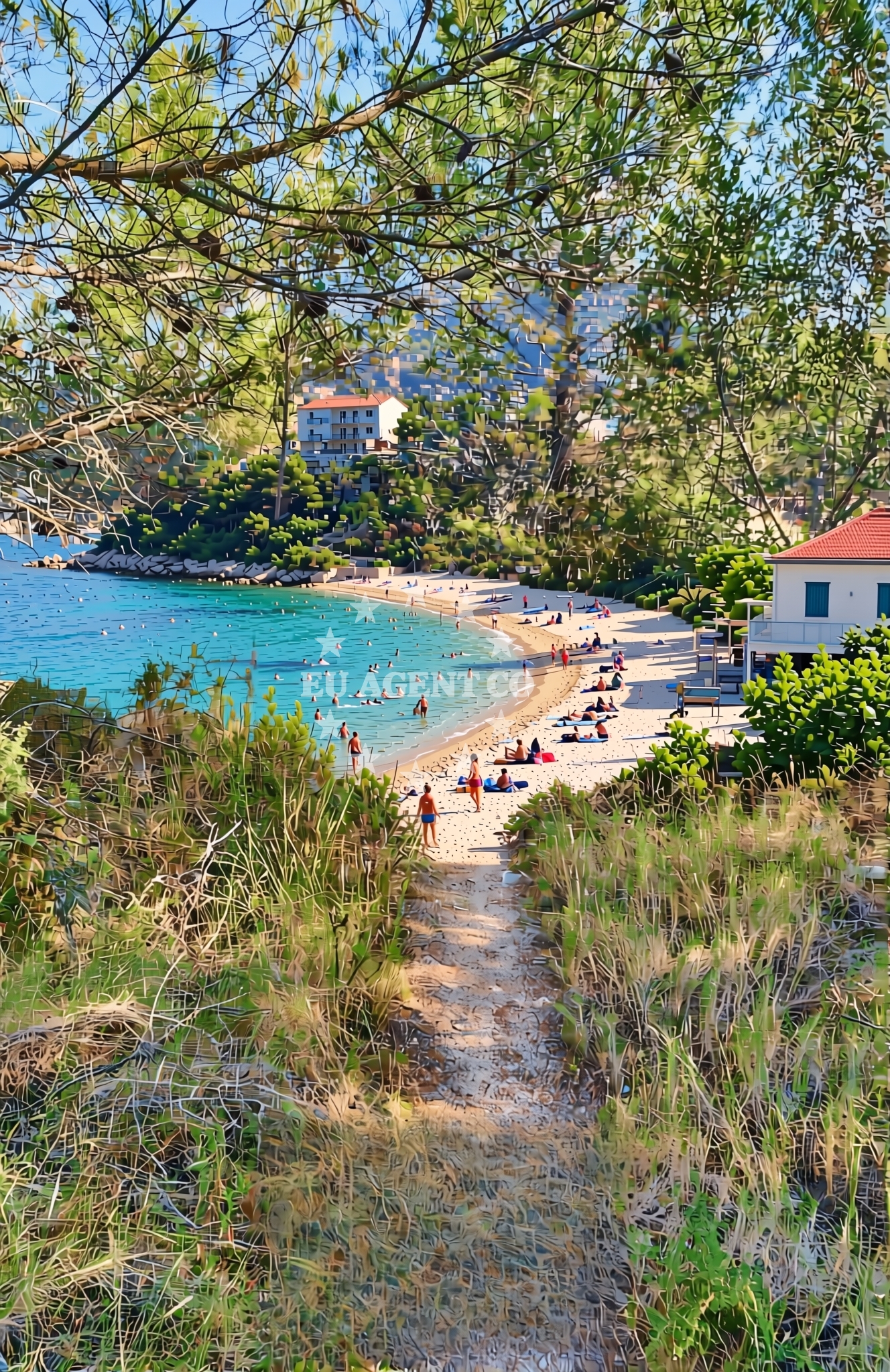 Additional view of Makarac, Milna (Brač) Beach in Makarac