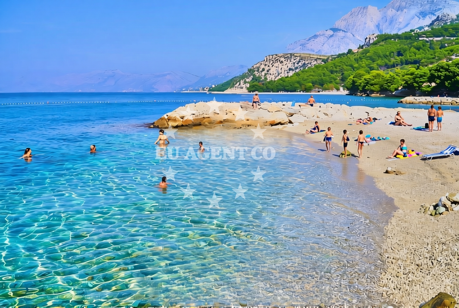 Overview of Makarska: beaches and coves (16) in Makarska