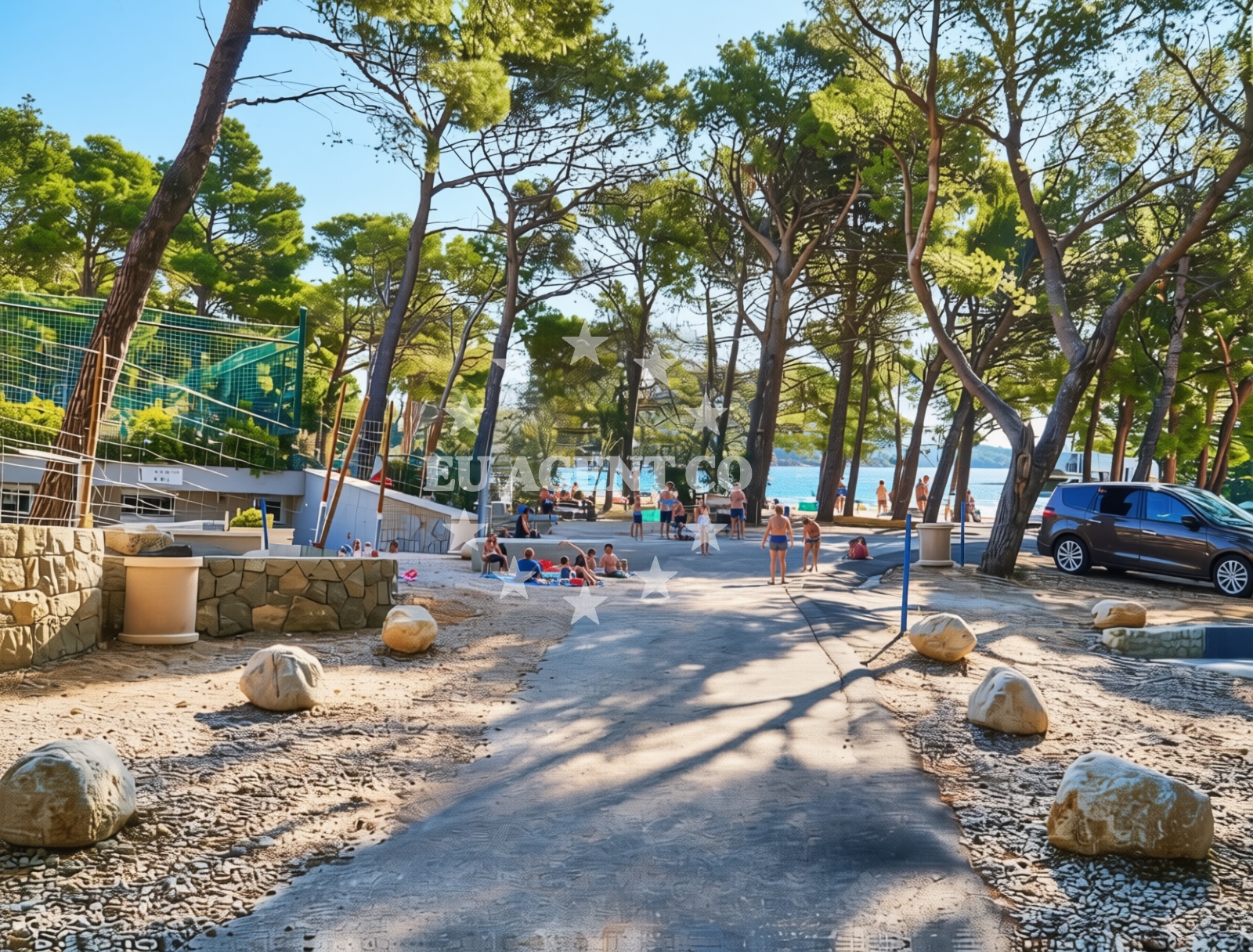 Shoreline and swimming area at Makarska: beaches and coves (16) in Makarska