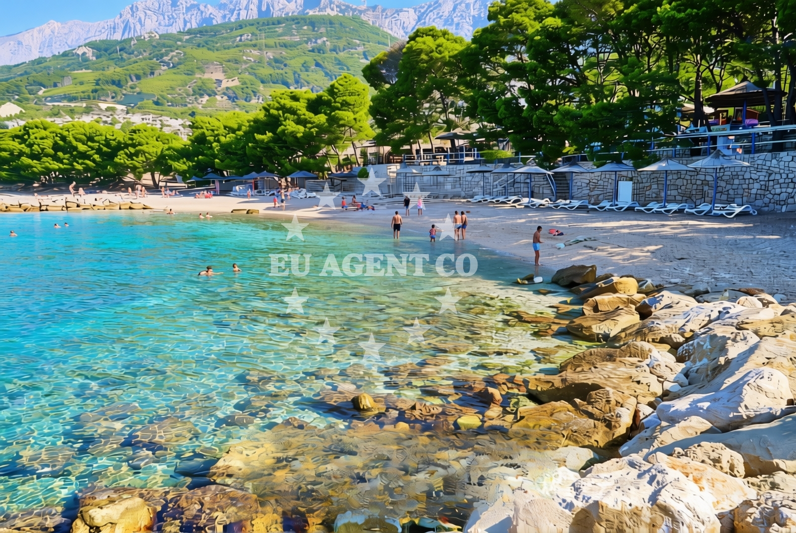 Beach facilities and surroundings at Makarska: beaches and coves (16) in Makarska