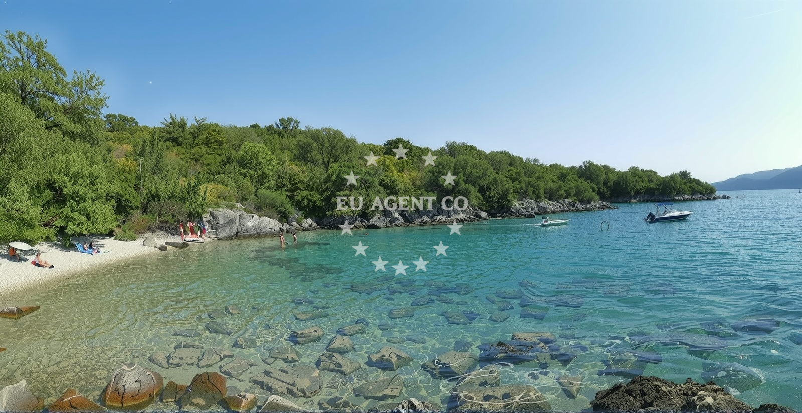 Beach facilities and surroundings at Makneli beach in 164 Brzac, Krk
