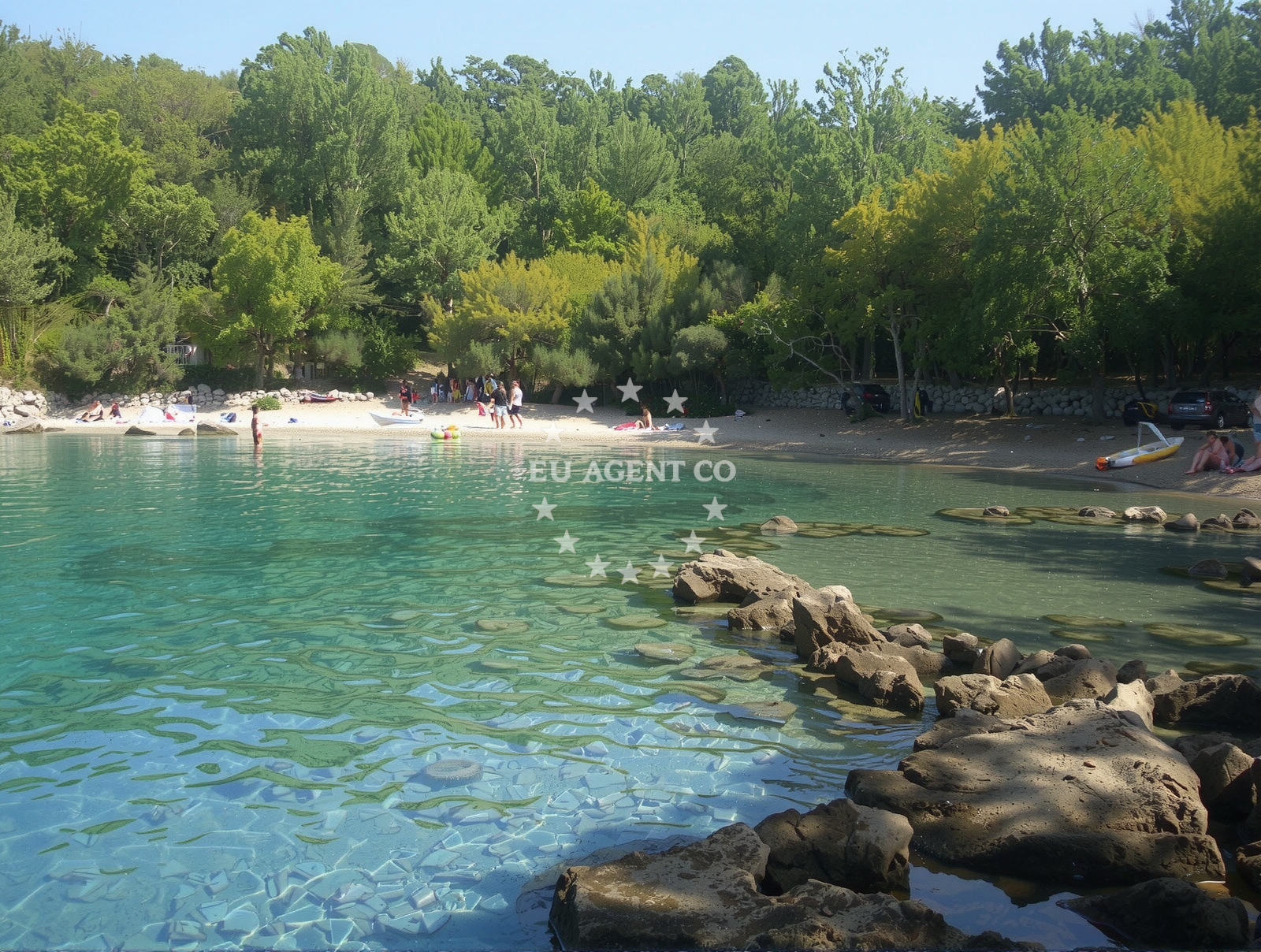 Additional view of Makneli beach in 164 Brzac, Krk