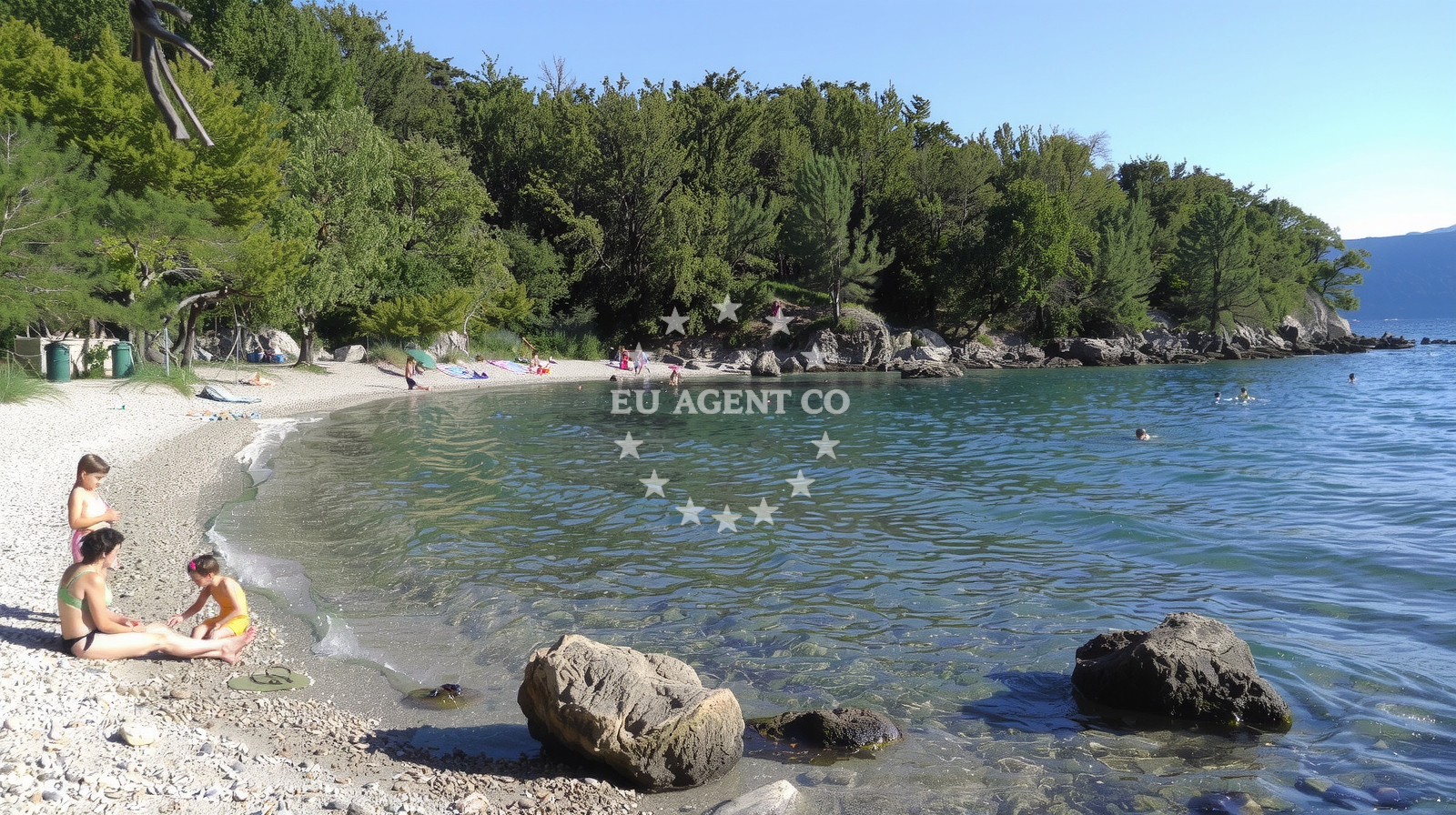 Additional view of Makneli beach in 164 Brzac, Krk