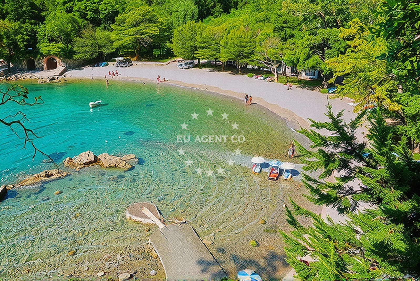 Additional view of Makneli beach in 164 Brzac, Krk