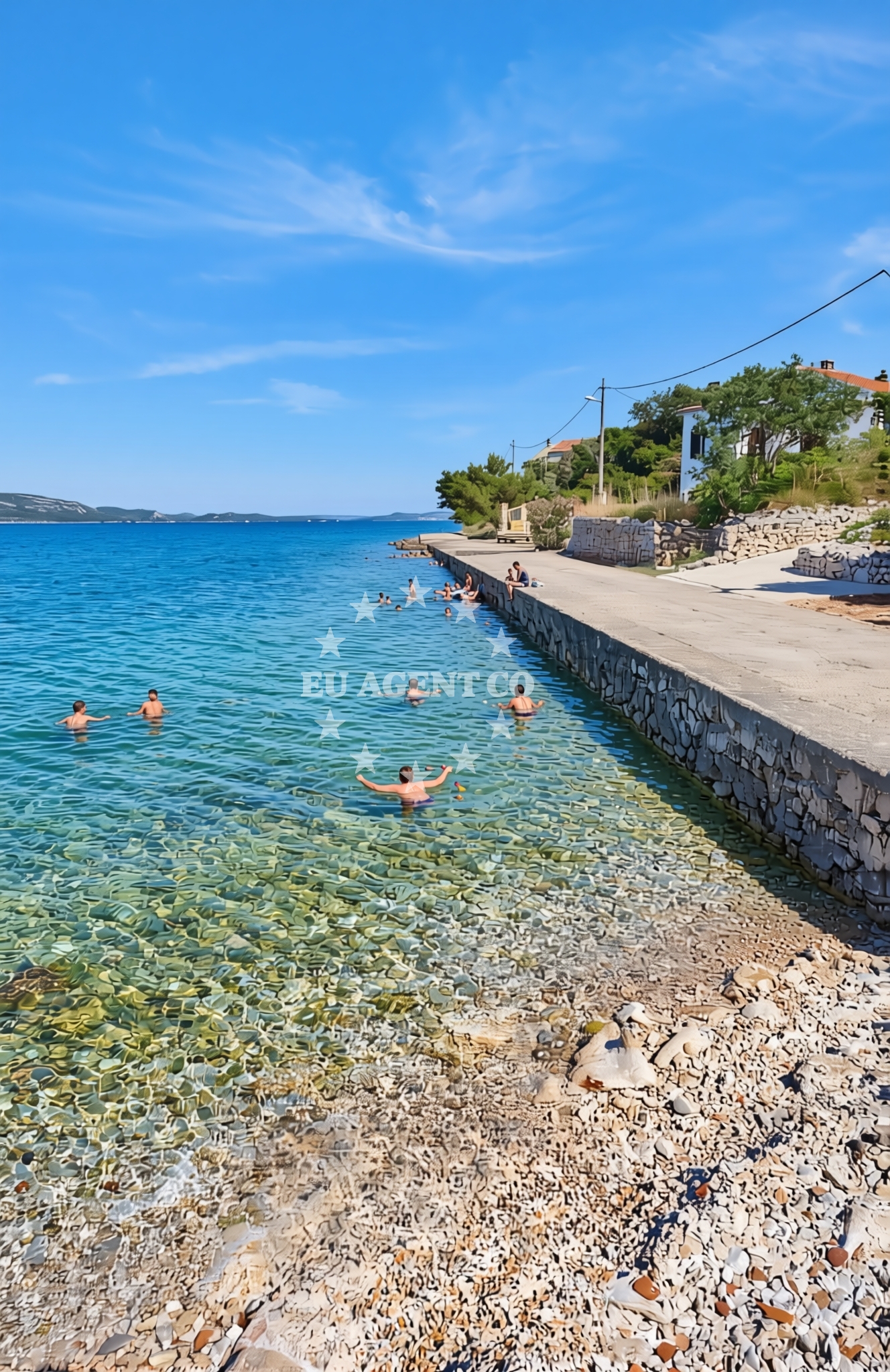 Additional view of Makovac, Mali Iž (Iž) Beach in Makovac