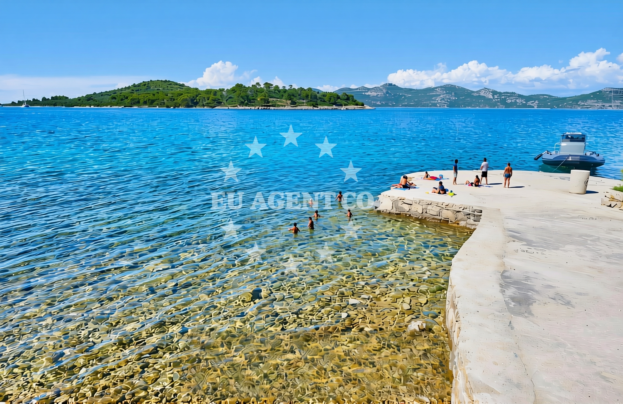 Additional view of Makovac, Mali Iž (Iž) Beach in Makovac